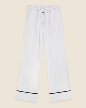 J.Crew Marie Marot Beth Pajama Pant - White
