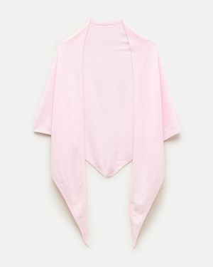 J.Crew Wool-Cashmere Blend Bandana - Pink