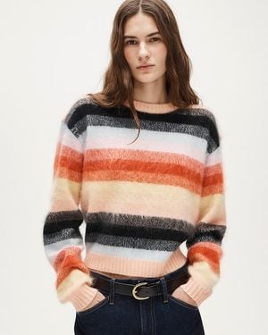 J.Crew Perfect Brushed Cashmere Crewneck Sweater - Multicolor