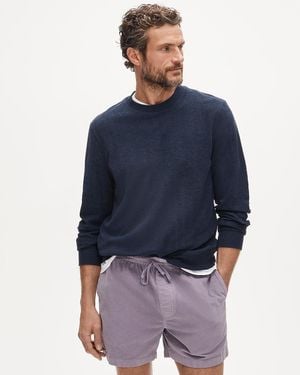 J.Crew Terry Cloth Crewneck - Blue