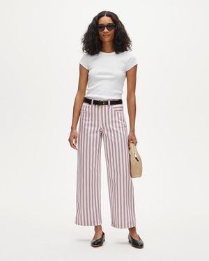J.Crew Everyday Wide-Leg Ankle Jean - White