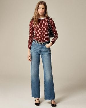 J.Crew Full-Length Slim-Wide Jean - Blue