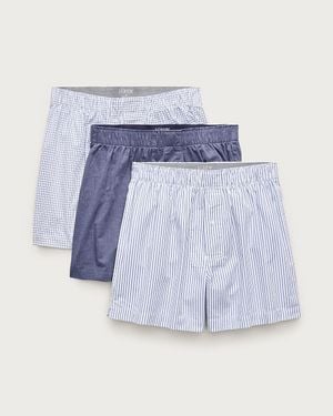 J.Crew Woven Boxers Multipack - Blue
