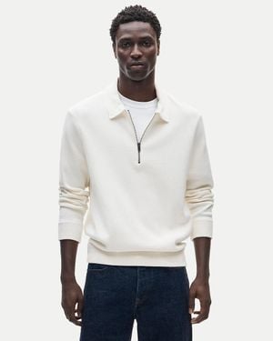 J.Crew Quarter-Zip Sweater - Natural