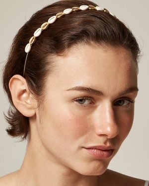 J.Crew Puka Shell Headband - Brown