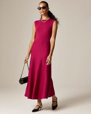 J.Crew Merino Wool Midi Dress - Pink