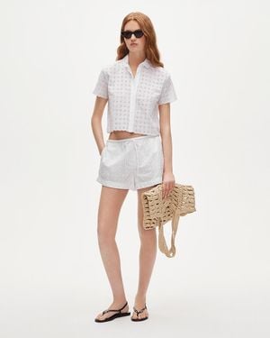 J.Crew Cruise Eyelet Short - White
