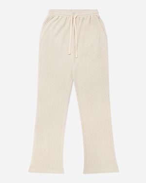 J.Crew Onia Cropped Waffle Flare Pant - Natural