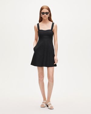 J.Crew Tall Empire-Waist Mini Dress - Black