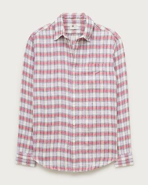 J.Crew Baird Mcnutt Irish Linen Point-Collar Shirt - Pink