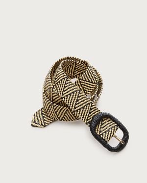 J.Crew Oval Buckle Belt - Metallic