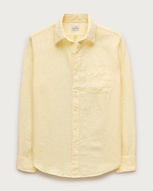 J.Crew Washed Linen Shirt With Point Collar - Natural