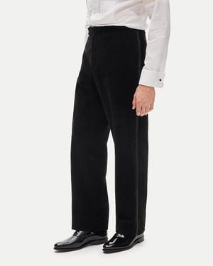 J.Crew Relaxed-Fit Tuxedo Pant - Black