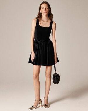 J.Crew Fit-And-Flare Mini Dress - Black