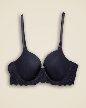 J.Crew Hanro Luxury Moments T-Shirt Bra - Blue