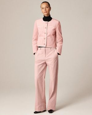 J.Crew Wide-Leg Trouser - Pink