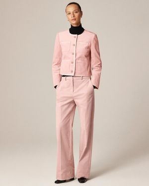 J.Crew Wide-Leg Trouser - Pink