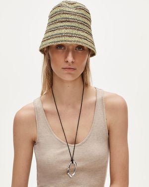 J.Crew Handcrocheted Straw Hat - Natural