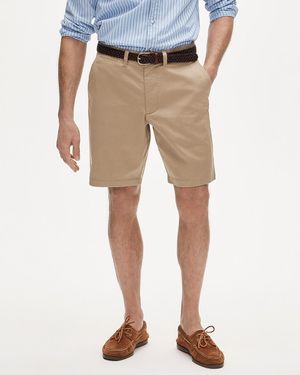 J.Crew "9" Harbor Stretch Chino Short" - Natural