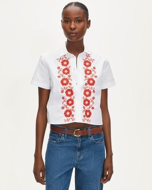 J.Crew Gamine Button-Down Shirt - White