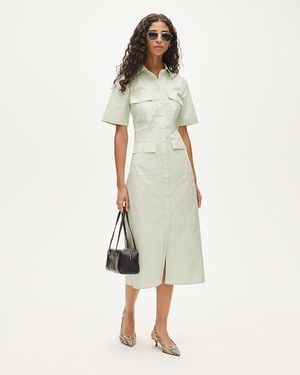 J.Crew Utility Midi Shirt-Dress - Natural