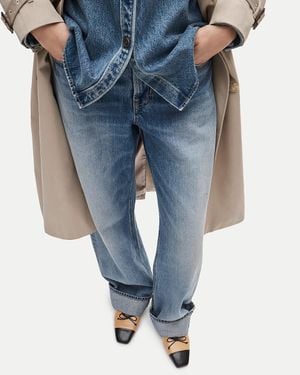 J.Crew Sophie Cap Toe Ballet Flats - Blue