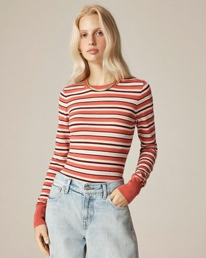 J.Crew Carolyn Fitted Crewneck Sweater - Red