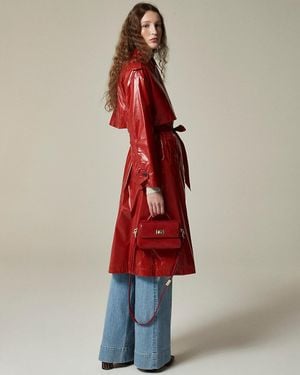 J.Crew Rain-Or-Shine Trench - Red