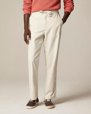 J.Crew Relaxed-Fit Drawstring Studio Pant - Natural