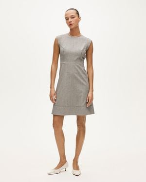 J.Crew Seamed Suit Dress - Gray