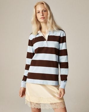 J.Crew New Premium-Weight Classic Rugby Shirt - Natural