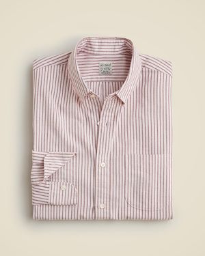 J.Crew Slim Broken-In Organic Cotton Oxford Shirt - Pink