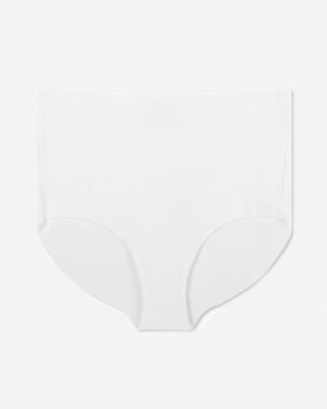 J.Crew Hanro Invisible Cotton Full Brief - White