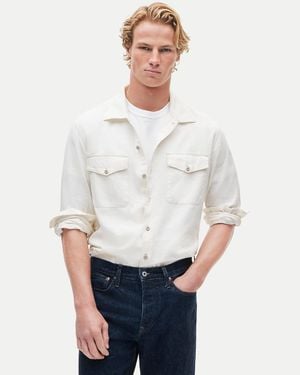 J.Crew Wallace & Barnes Chambray Workshirt - Natural