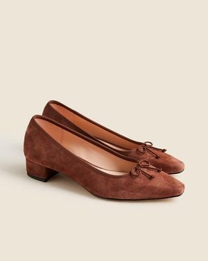 J.Crew Pointed-Toe Pumps - Brown