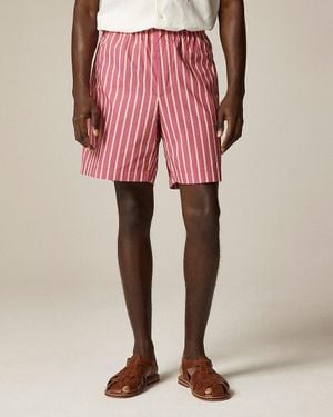 J.Crew 8" Relaxed Cotton Poplin Short - Pink