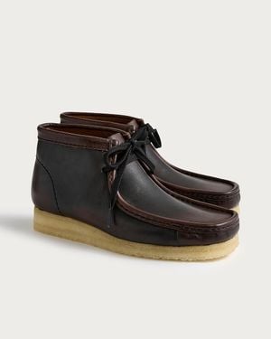 J.Crew Clarks Original Wallabee Leather Boots - Black
