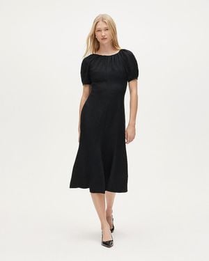 j crew puff sleeve midi dress J.Crew