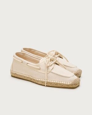 J.Crew Made-In-Spain Boat Shoe Espadrilles - Natural