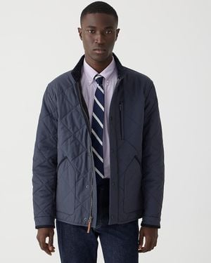 J.Crew Sussex Quilted Jacket - Blue