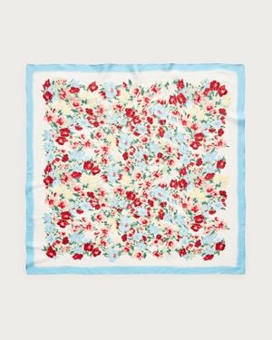 J.Crew Oversized Silk Bandana - White