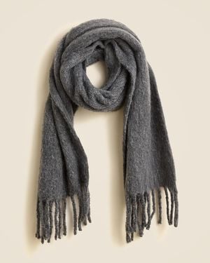 J.Crew Brushed Woven Scarf - Gray
