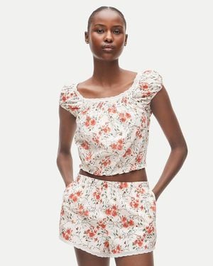 J.Crew Garden Floral Pajama Short Set - Multicolor