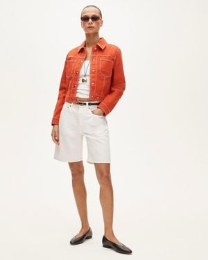 J.Crew Denim Bermuda Short - Red