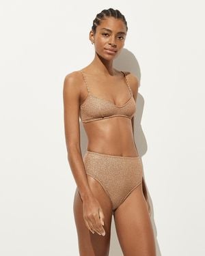 J.Crew Hallie Bikini Bottom - Natural
