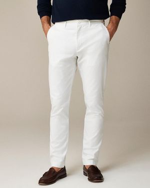 J.Crew 1040 Athletic Tapered-Fit Stretch Chino Pant - White