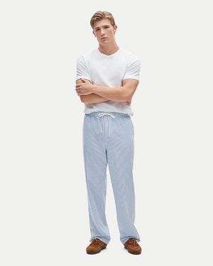 J.Crew Broken-In Oxford Lounge Pant - Blue