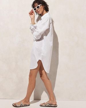 J.Crew Relaxed-Fit Beach Shirt - White