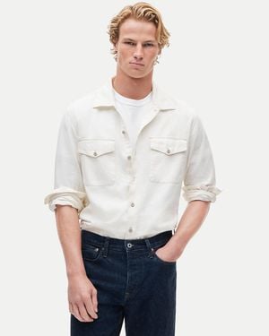 J.Crew Wallace & Barnes Chambray Workshirt - Natural