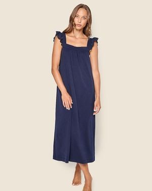 J.Crew Petite Plume Pima Cotton Clara Nightgown - Blue